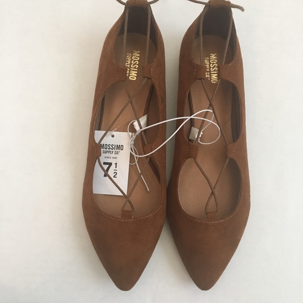 Lace up flats